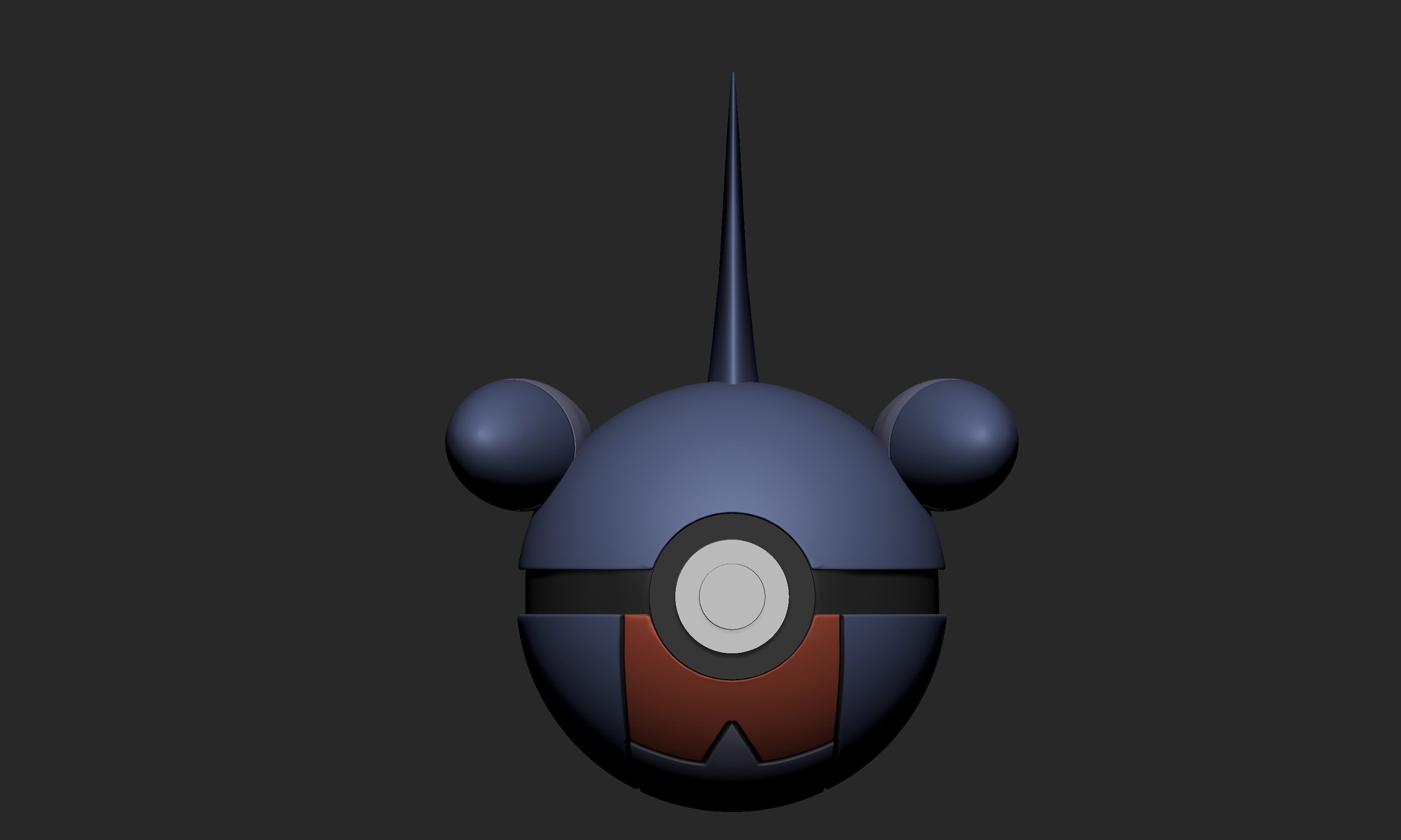 Pokemon Gabite Pokeball  3D print model_1
