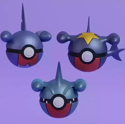 Pokemon Gible Gabite Garchomp Pokeball
