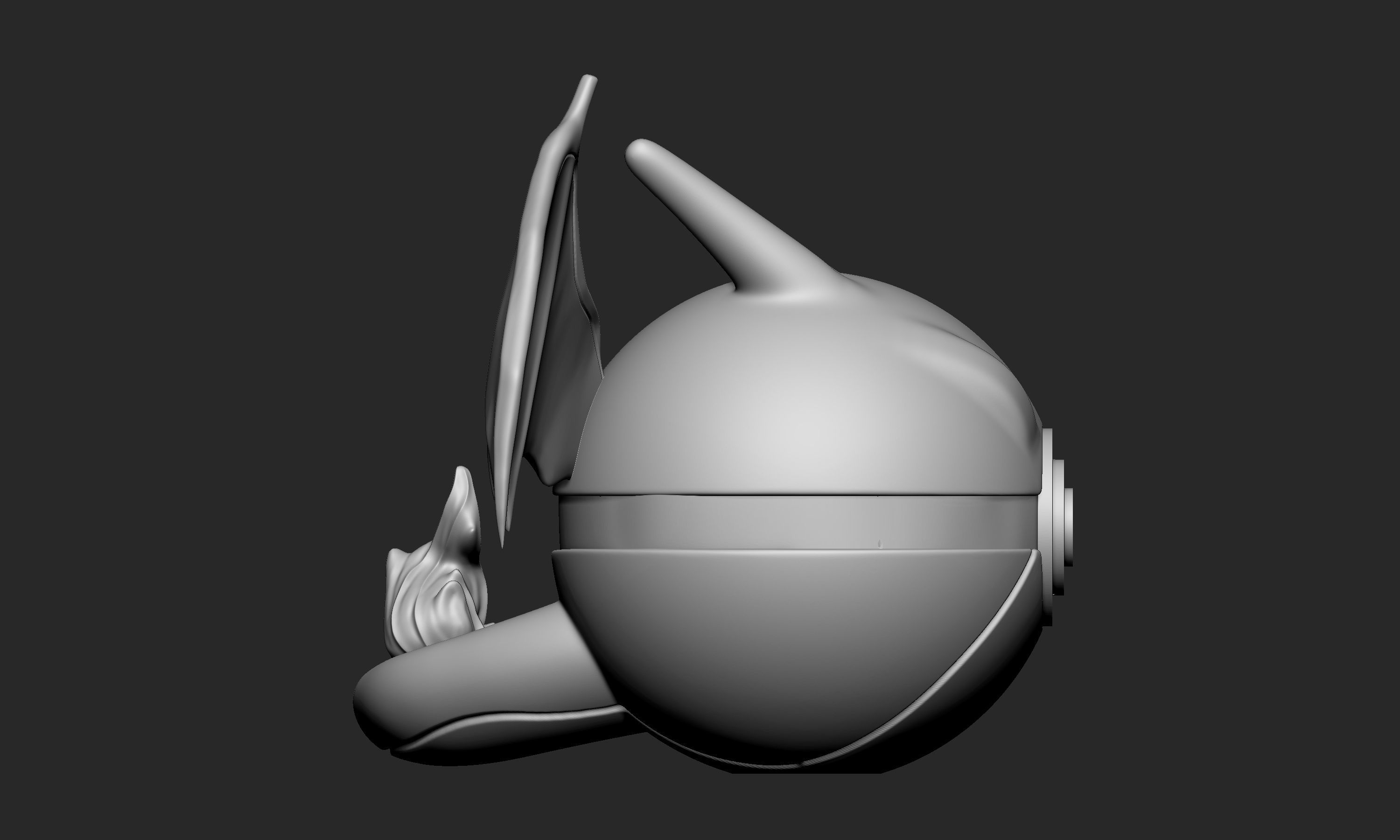 Pokemon Charizard Pokeball  3D print model_8