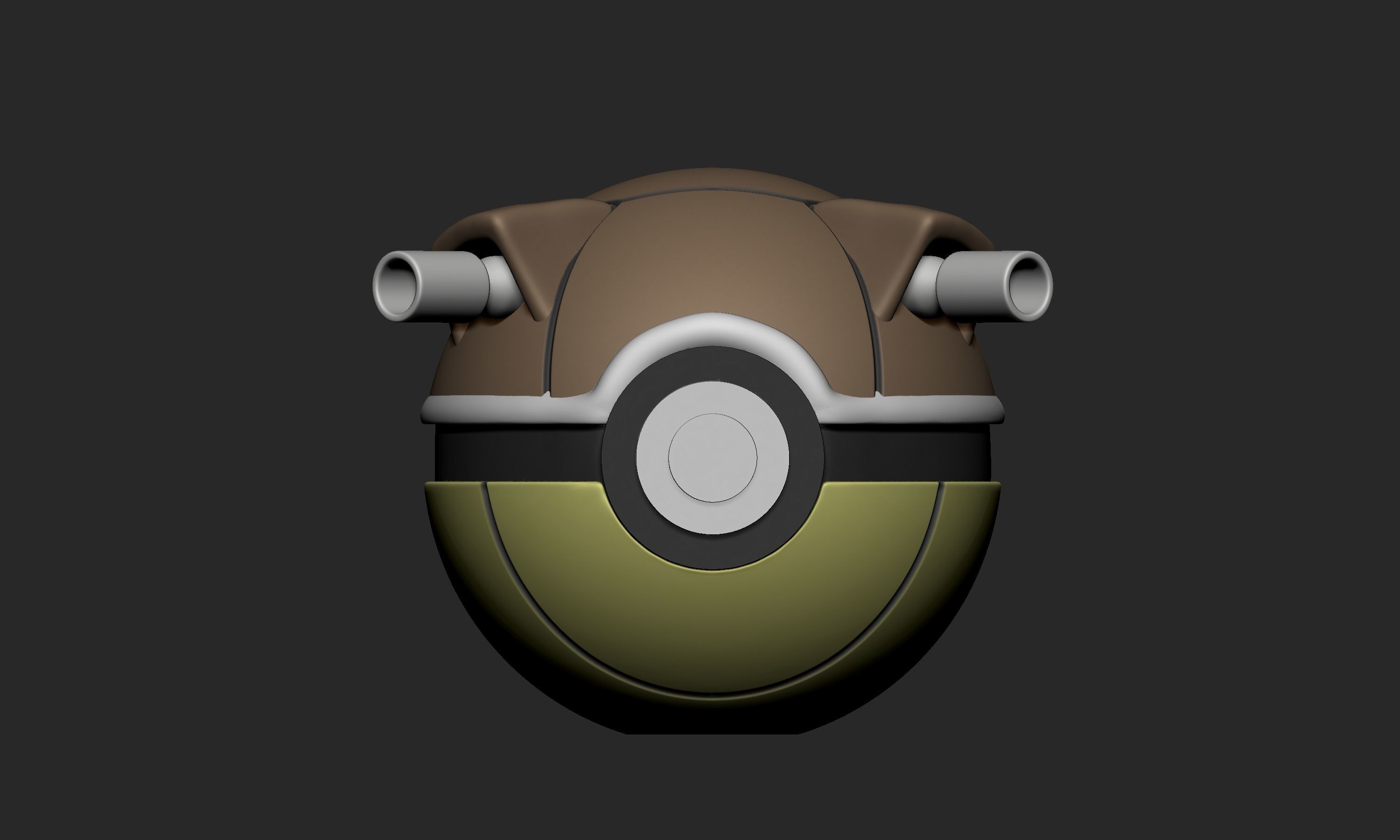 Pokemon Venusaur Charizard Blastoise Pokeball  3D print model_12