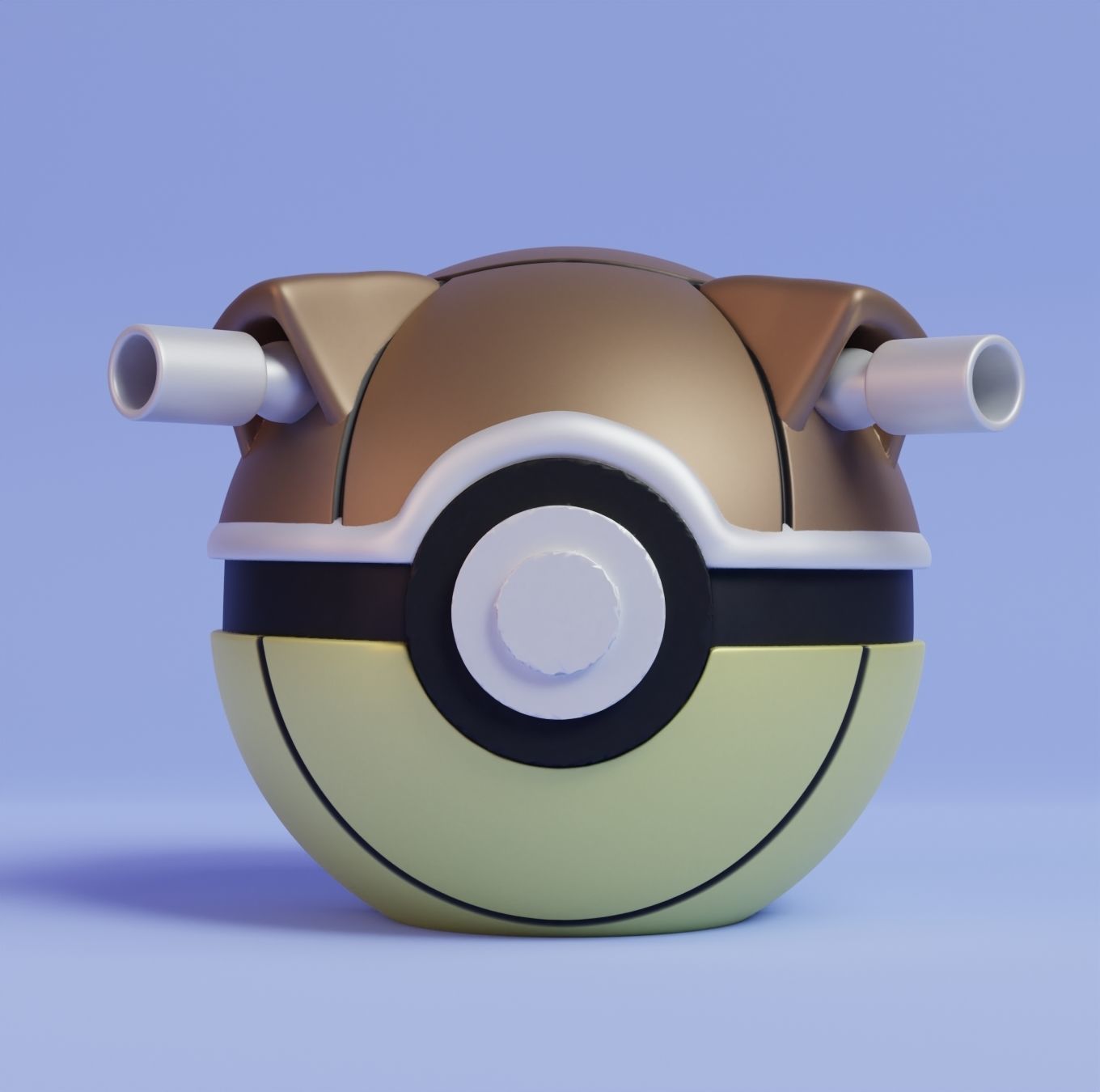 Pokemon Venusaur Charizard Blastoise Pokeball  3D print model_11