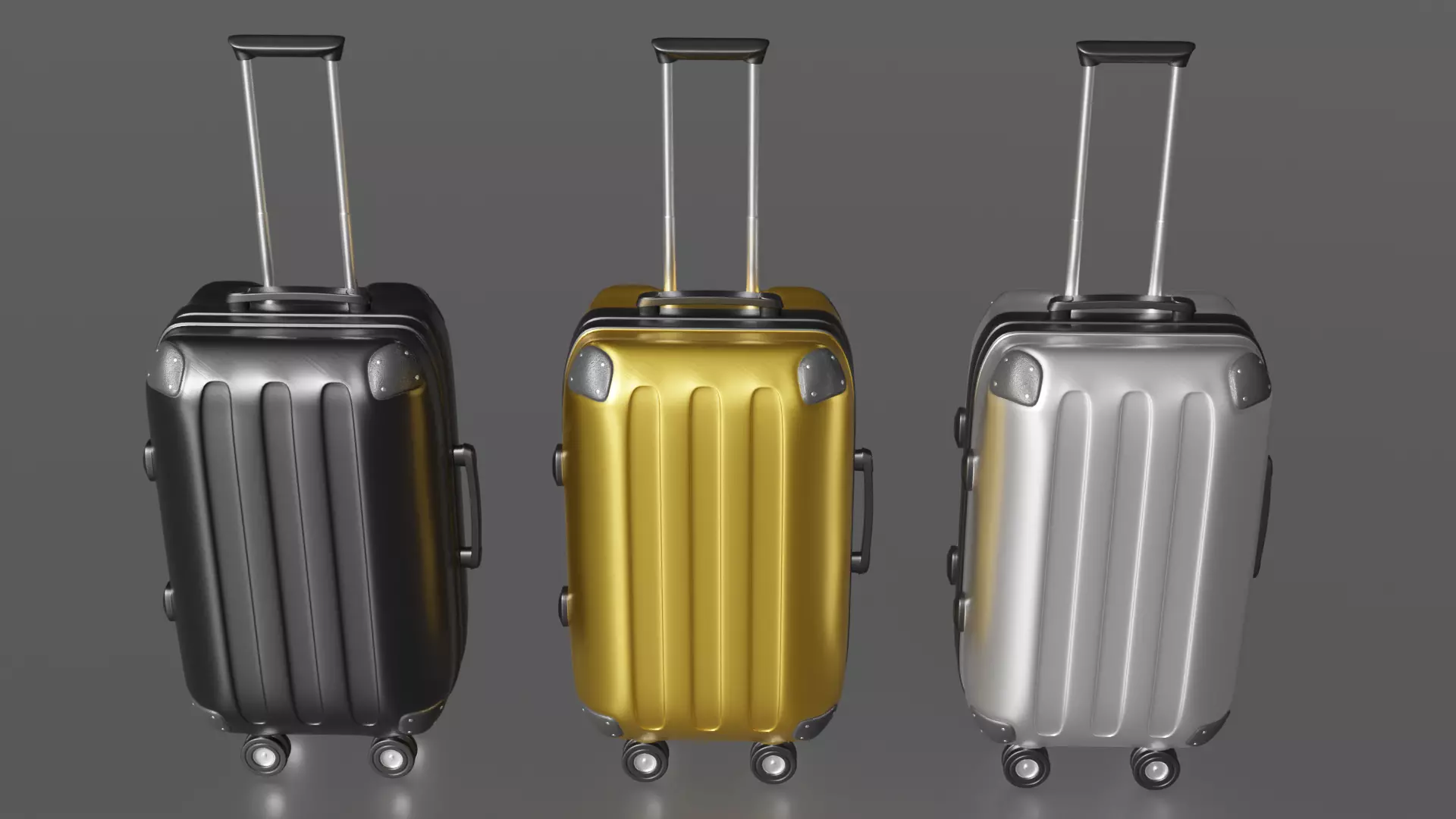 Suitcase Luggage 3D model_0