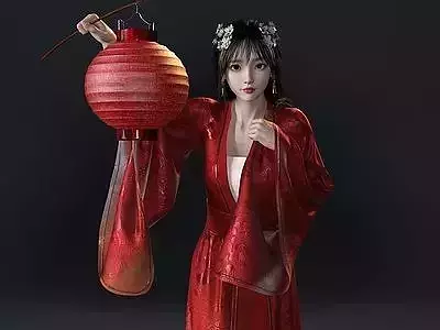 Ancient Chinese Girls in Asia