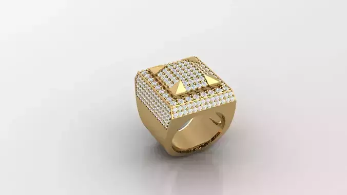 Diamond Man Ring Cad  MR  339