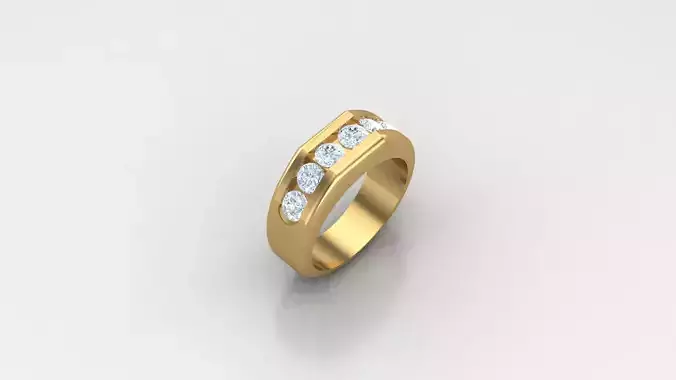 Diamond Man Ring Cad  MR  338