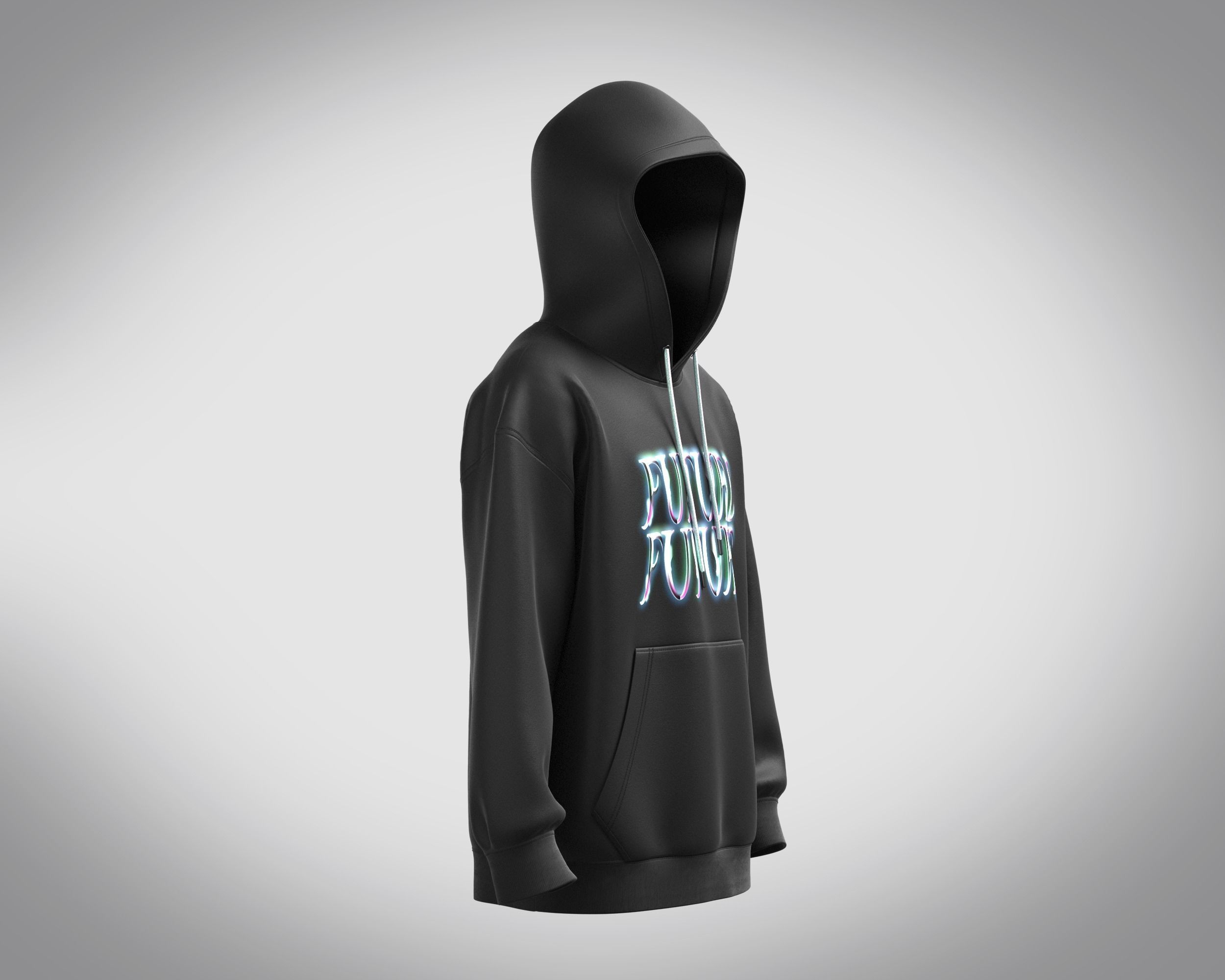 Mens Hoodie-Future 3D model_1