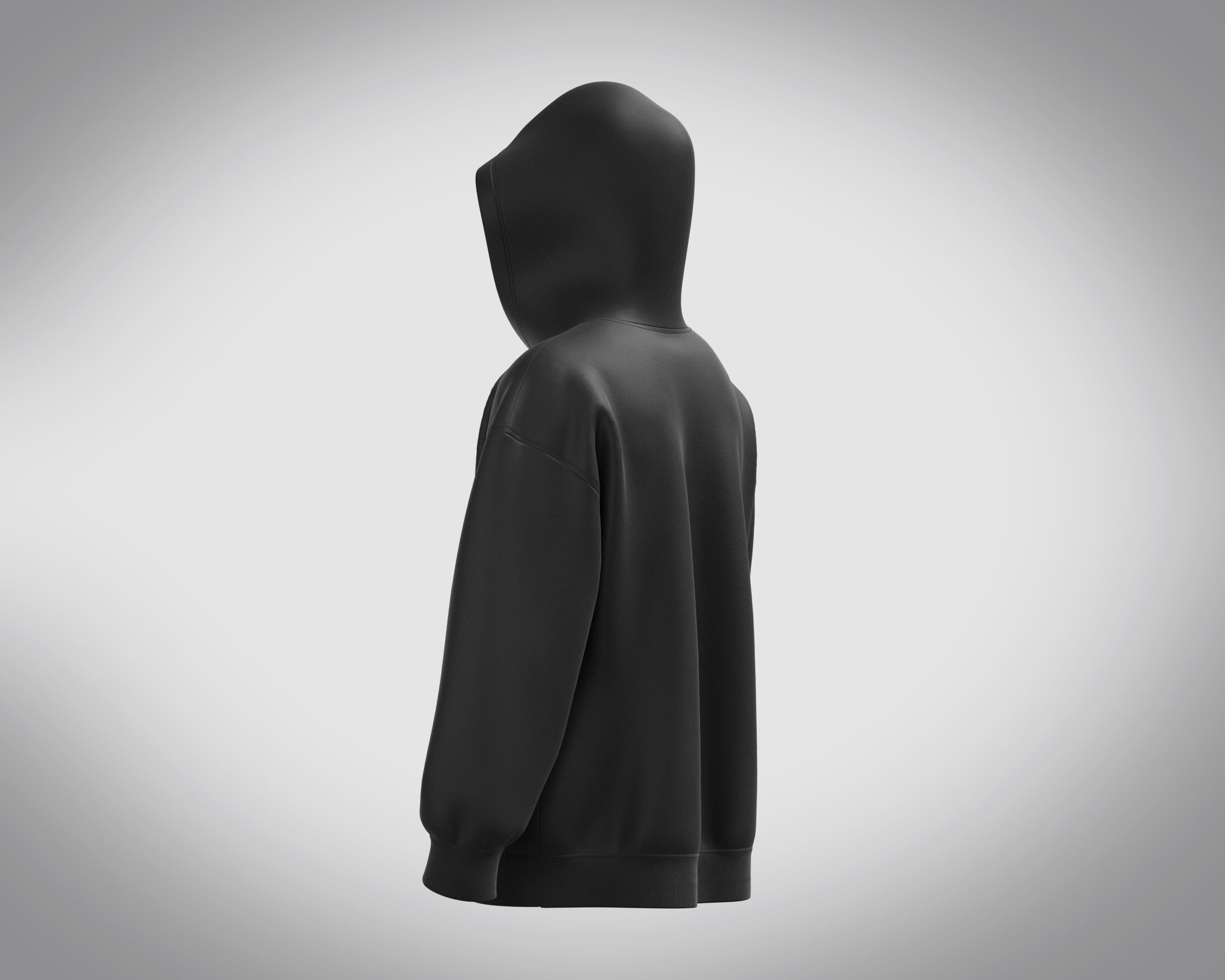 Mens Hoodie-Future 3D model_4
