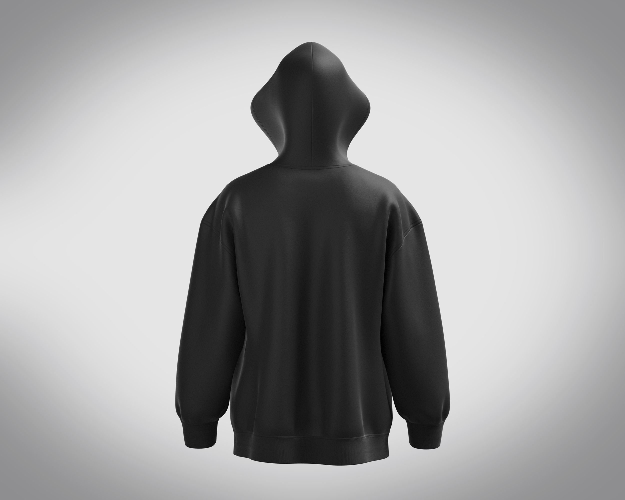 Mens Hoodie-Future 3D model_3