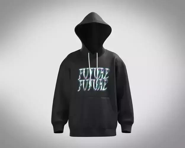 Mens Hoodie-Future 3D model Mens Hoodie-Future 3D model