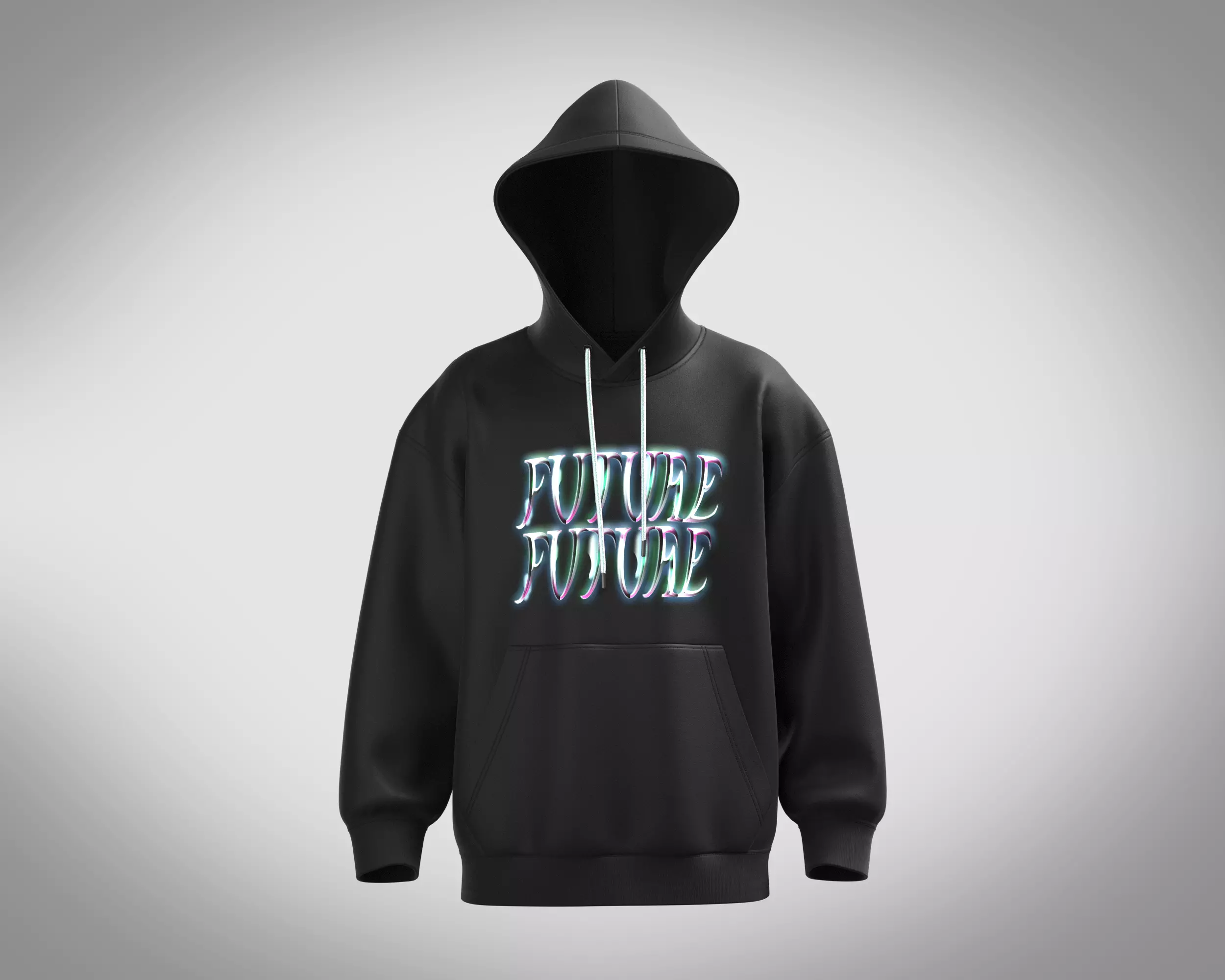 Mens Hoodie-Future 3D model_0