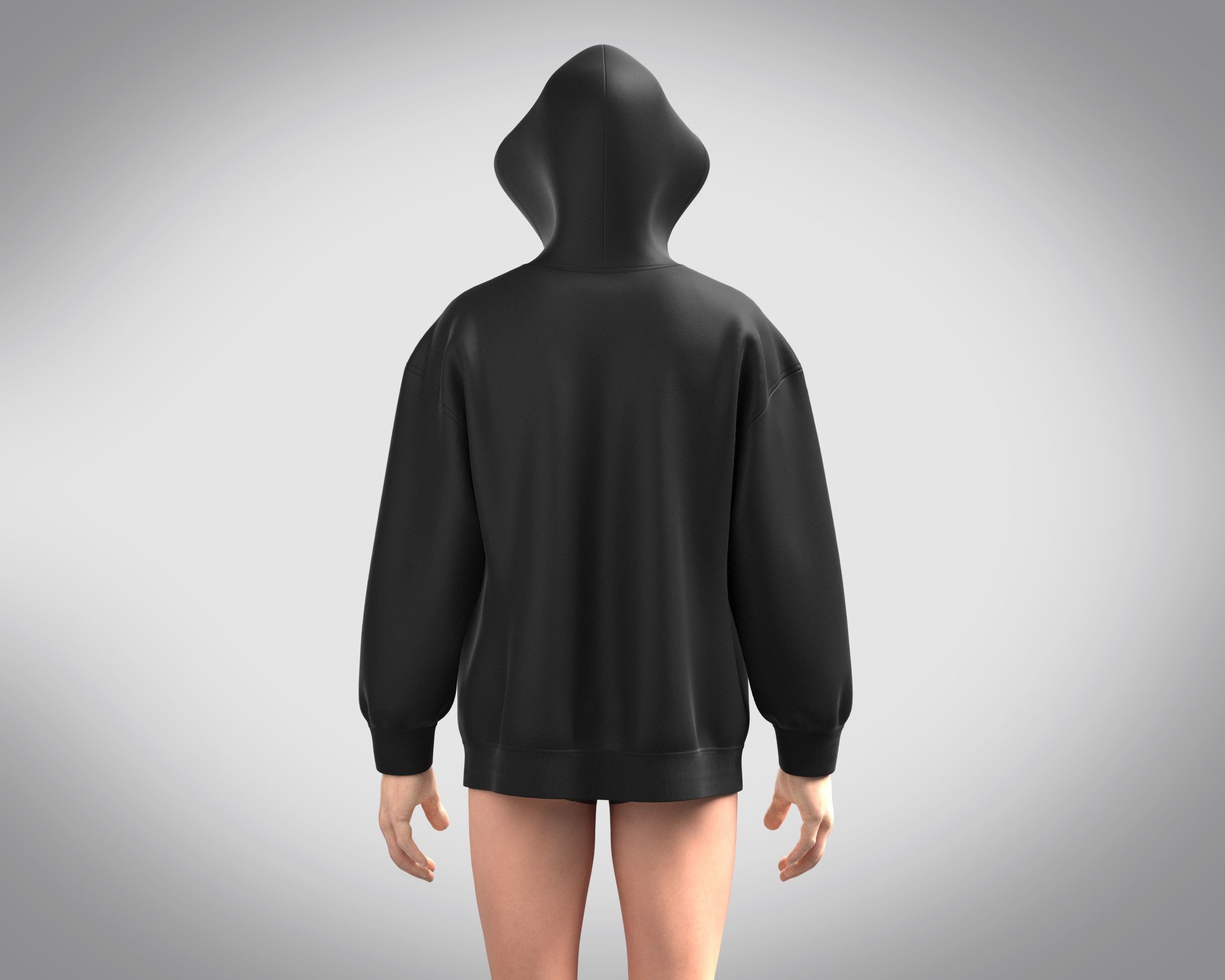 Mens Hoodie-Future 3D model_8