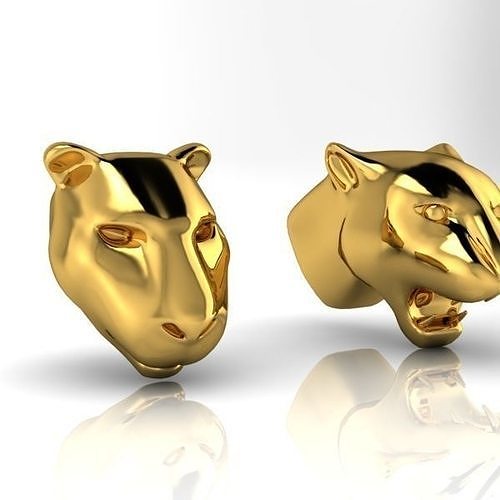 Panther Head 3D Model 3D print model