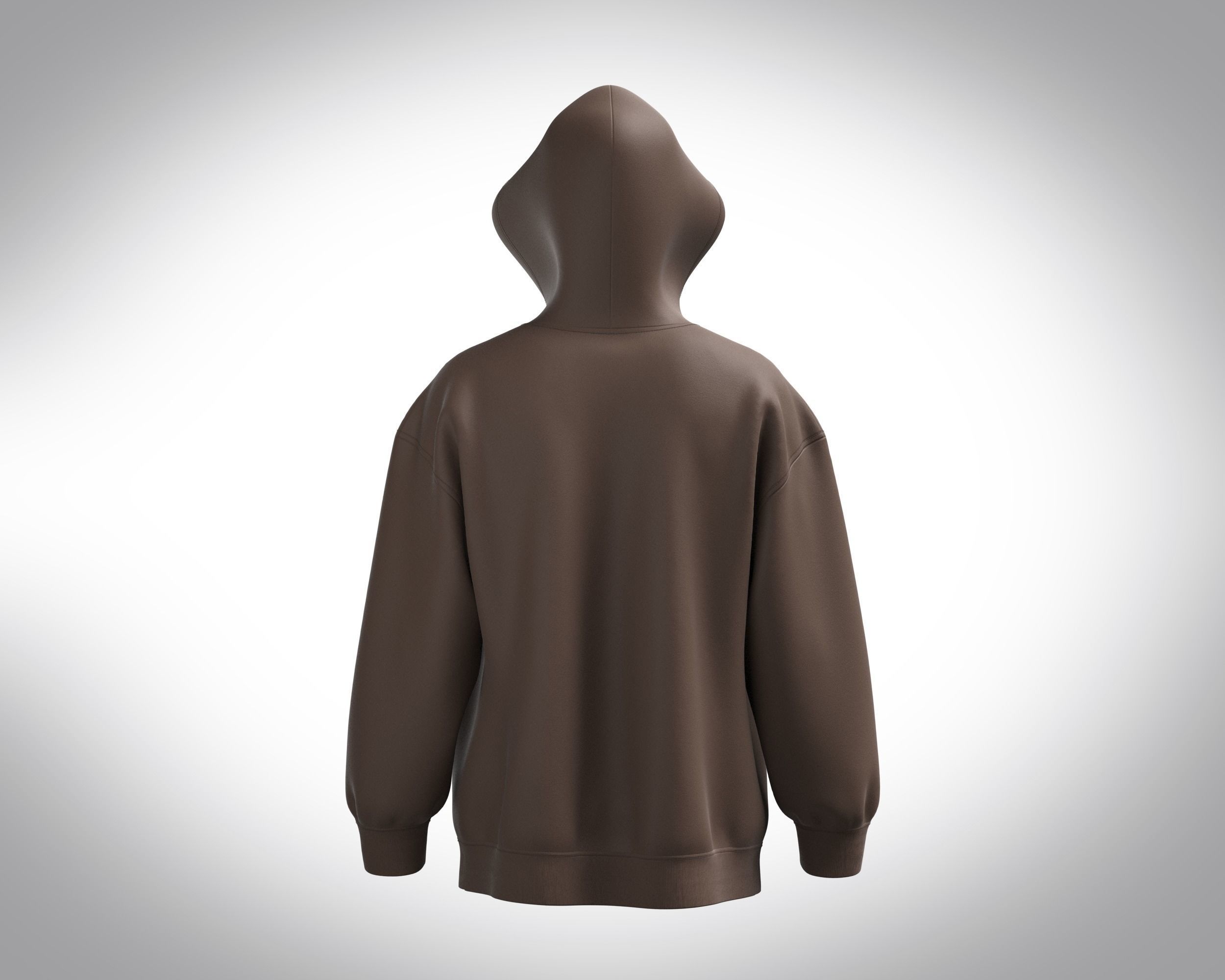 Mens Hoodie-Future Vintage 3D model_3