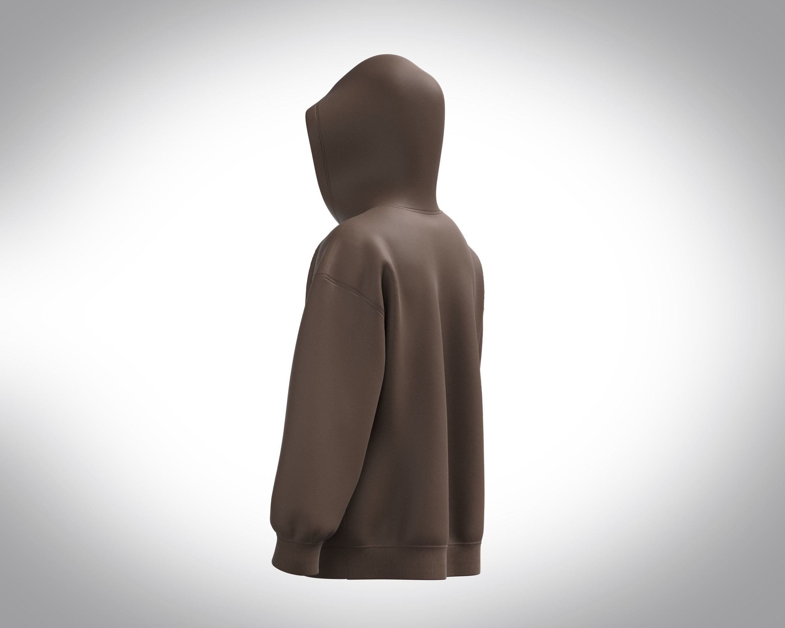 Mens Hoodie-Future Vintage 3D model_4