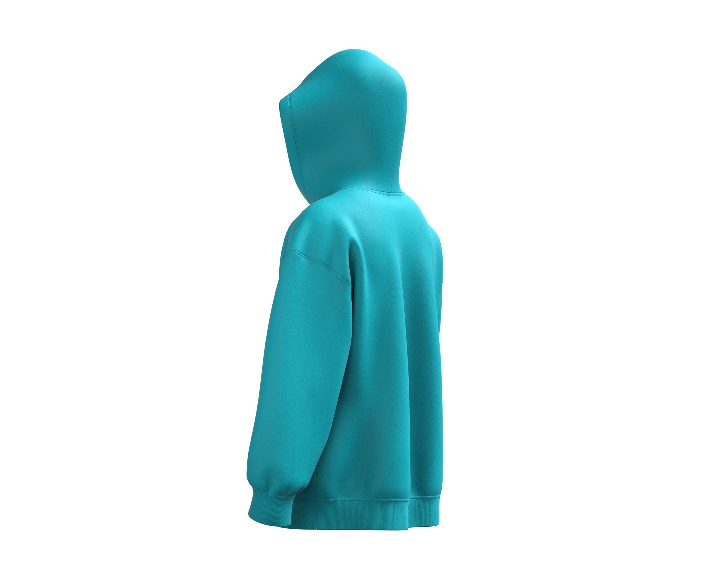 Mens Hoodie-Hockey 3D model_4