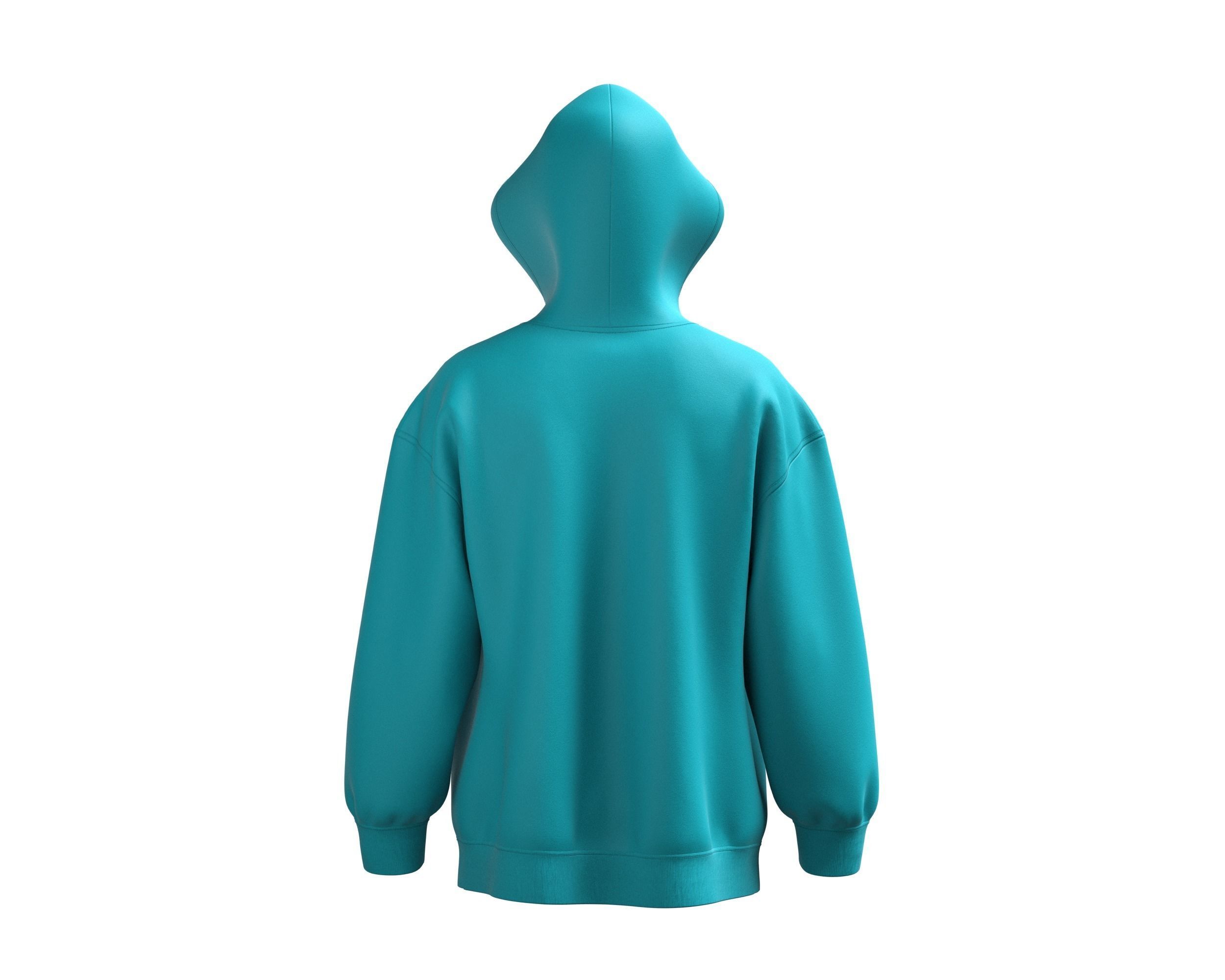 Mens Hoodie-Hockey 3D model_3