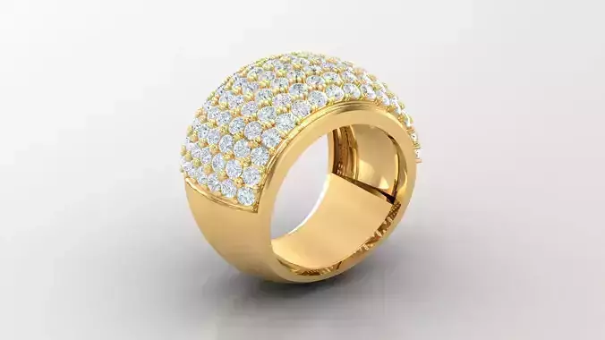 Diamond Man Ring Cad  MR  327