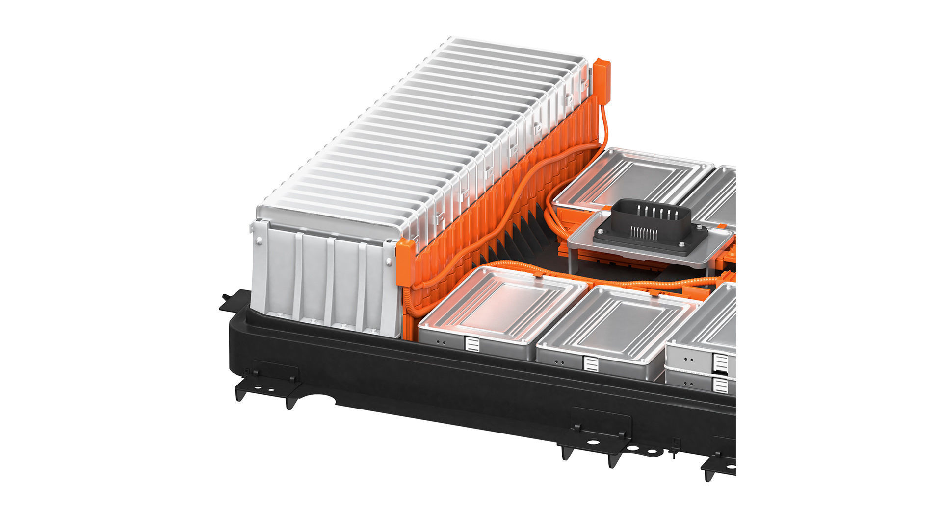 Nissan Leaf battery cell lithium-ion battery 3D model_9
