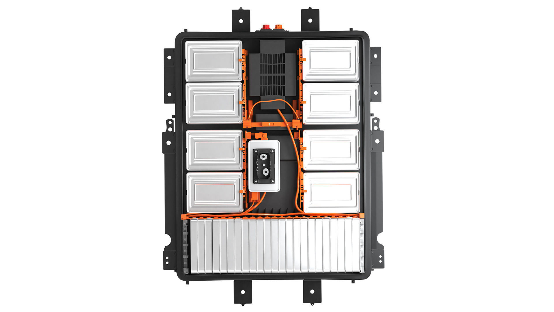 Nissan Leaf battery cell lithium-ion battery 3D model_6