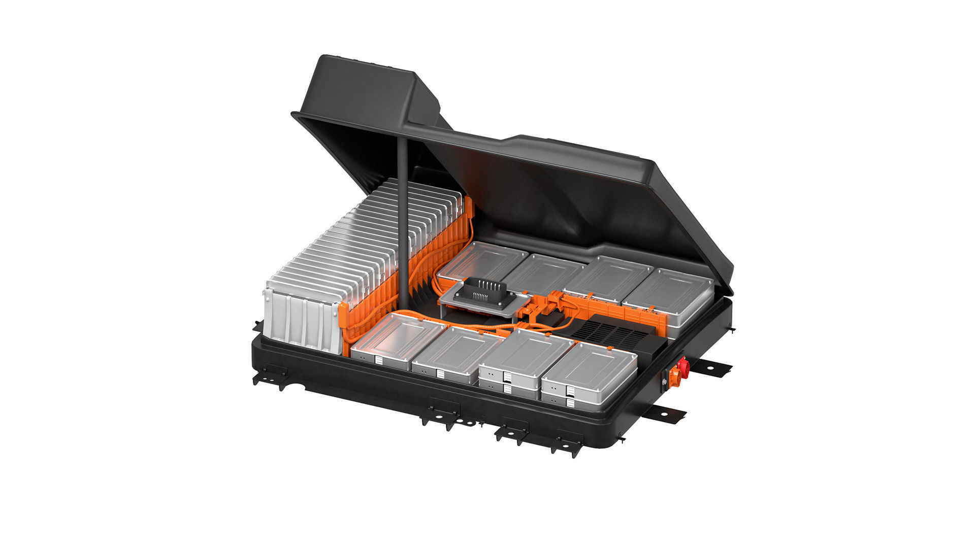 Nissan Leaf battery cell lithium-ion battery 3D model_3