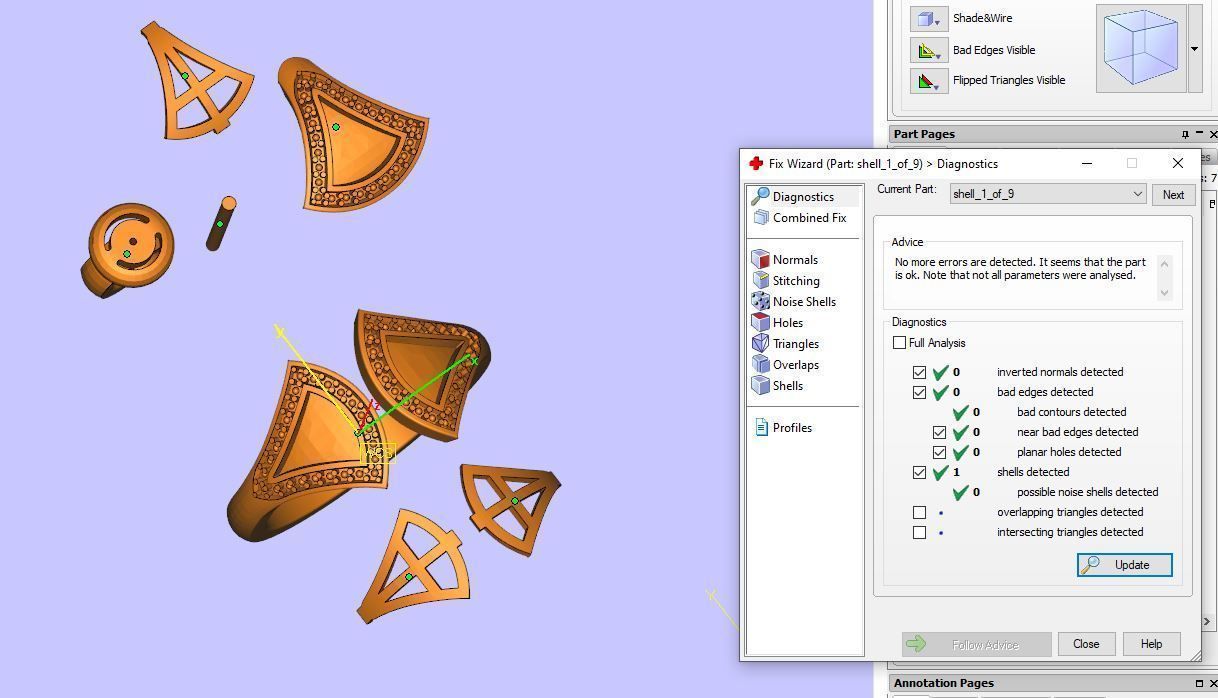 BVLGARI Ring and Earrings 3D print model_6