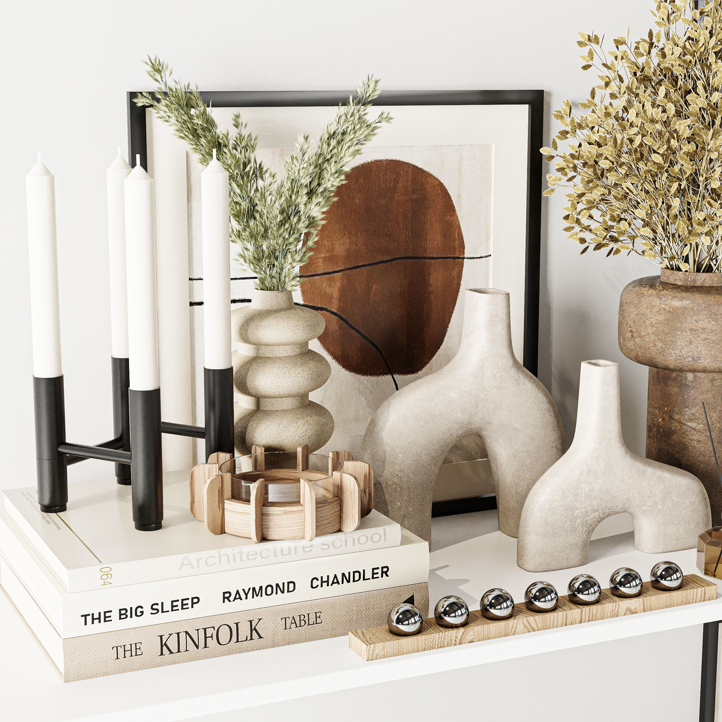 Decorative Set 3D model_4