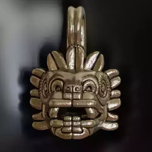 Qetzalcoatl-V1 pendant 3D print model