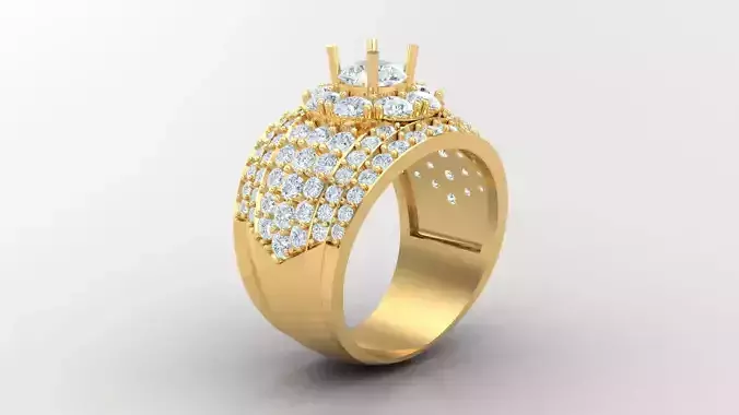 Diamond Man Ring Cad  MR  30