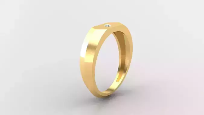 Diamond Man Ring Cad  MR  298