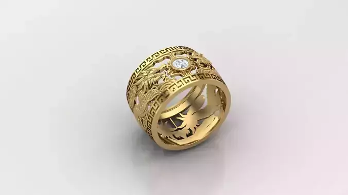 Diamond Man Ring Cad  MR  291