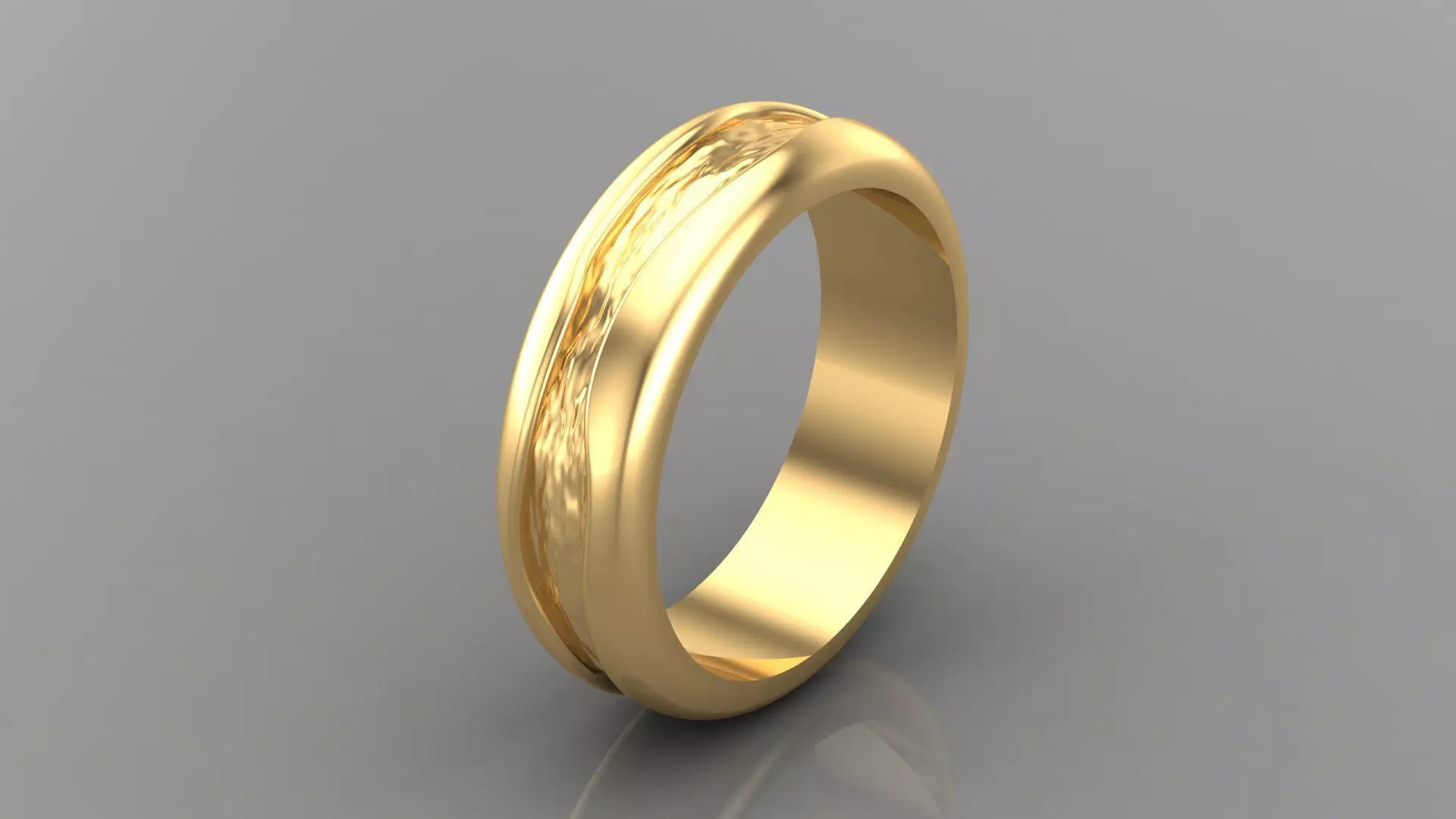 Diamond Man Ring Cad MR 286 3D print model_0