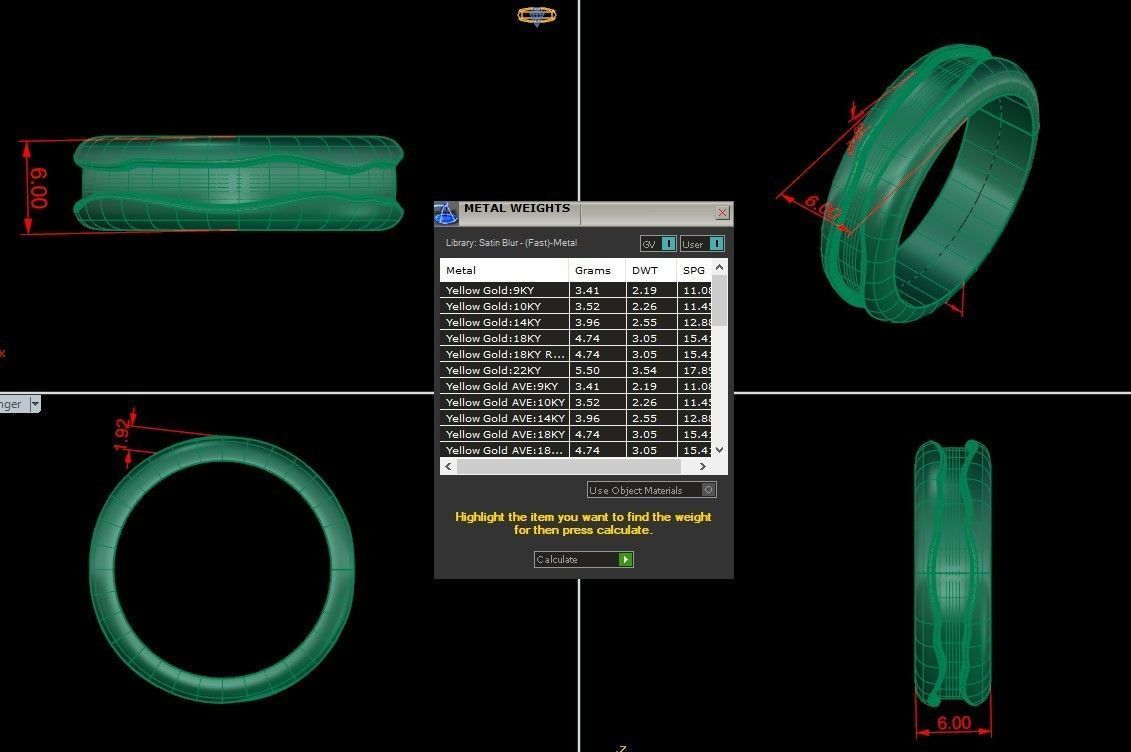 Diamond Man Ring Cad MR 286 3D print model_5