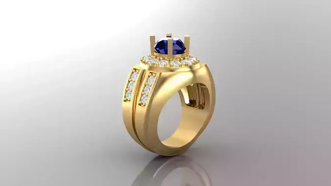 Diamond Man Ring Cad  MR  277