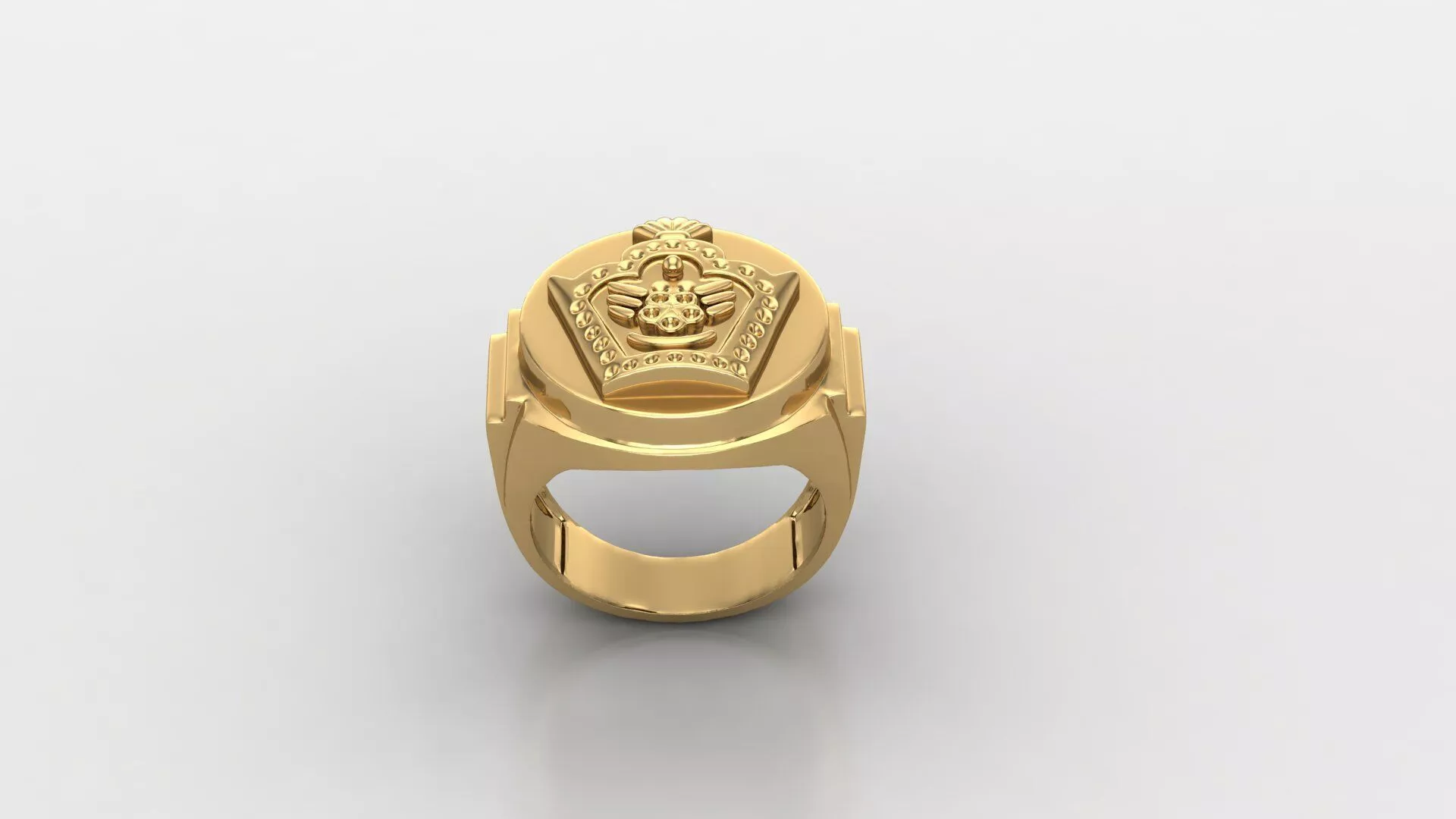 Diamond Man Ring Cad MR 275 3D print model