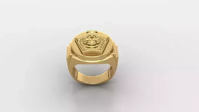 Diamond Man Ring Cad  MR  275