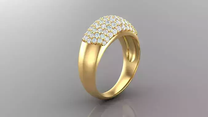 Diamond Man Ring Cad  MR  273