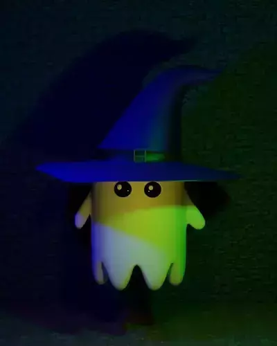 Ghost Low-poly 3D model Ghost Low-poly 3D model