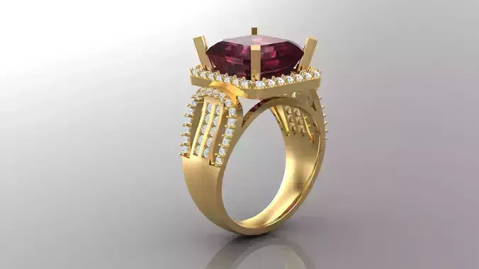 Diamond Man Ring Cad  MR  267