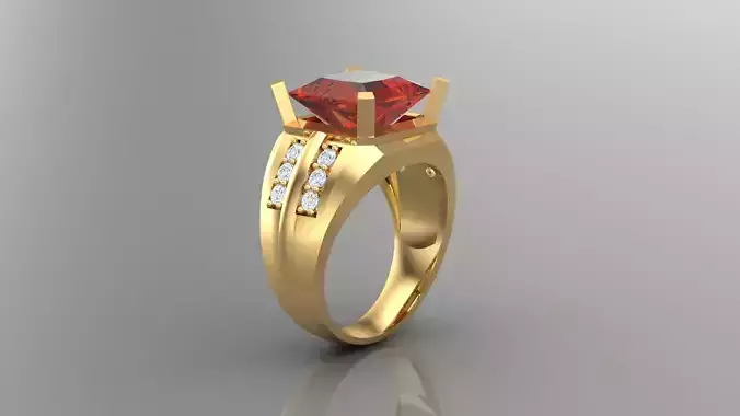 Diamond Man Ring Cad  MR  265