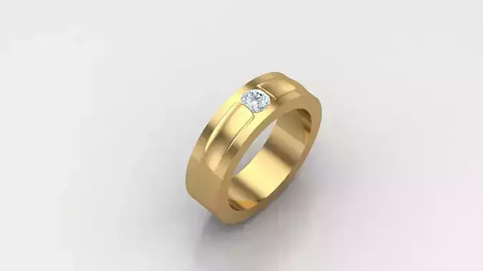 Diamond Man Ring Cad  MR  260