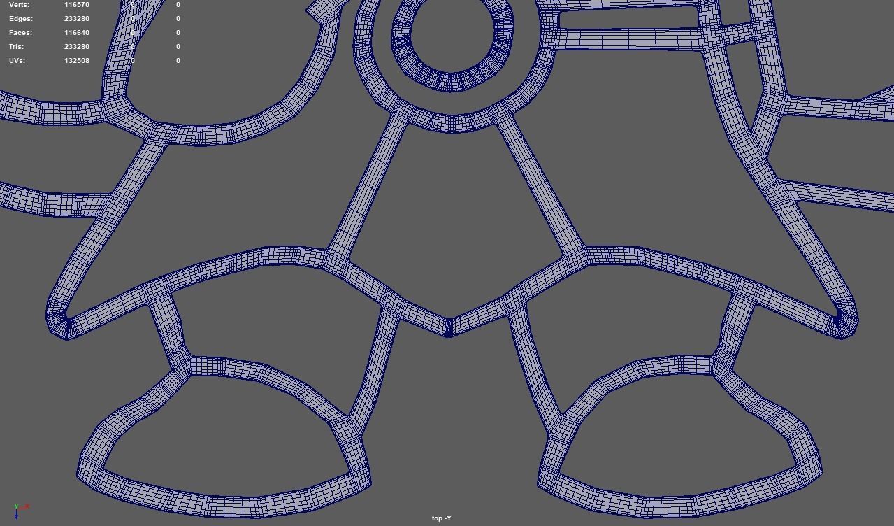 Mandalorian Wall Silhouette 01 3D print model_11