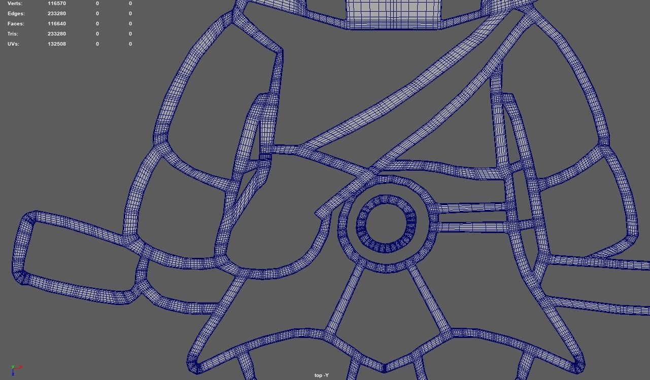 Mandalorian Wall Silhouette 01 3D print model_9