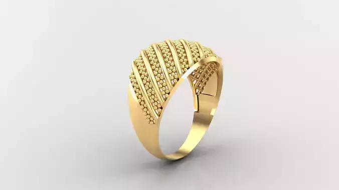 Diamond Man Ring Cad  MR  257