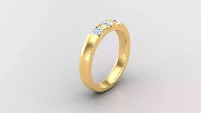 Diamond Man Ring Cad  MR  256
