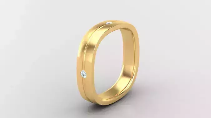 Diamond Man Ring Cad  MR  255