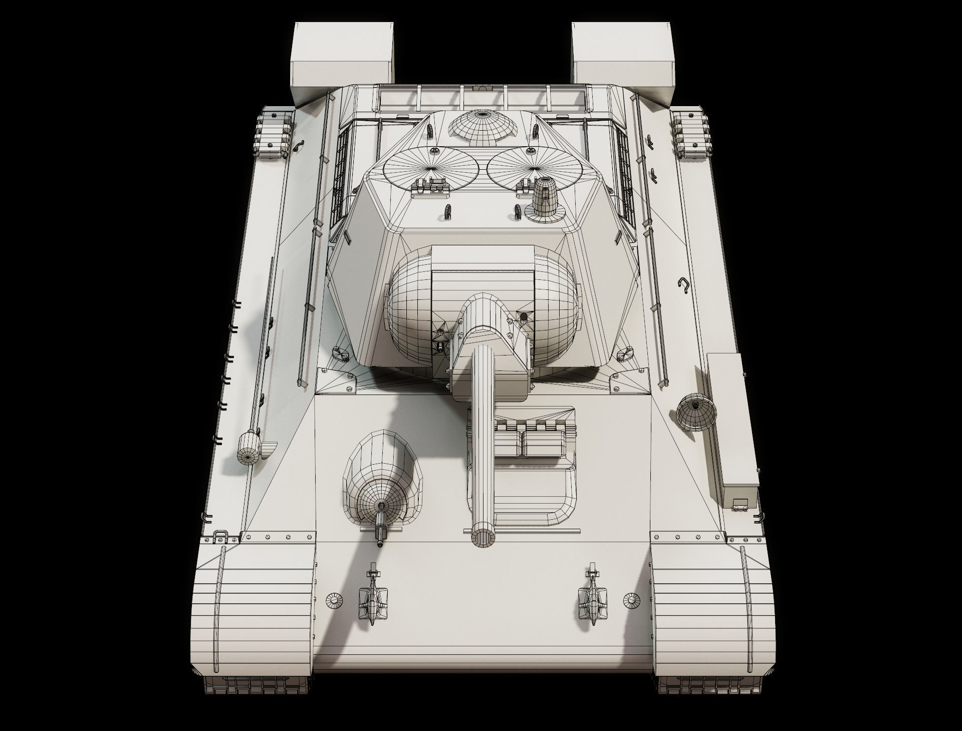 T-34-76 Model 1942 - Base Mesh 3D model_5