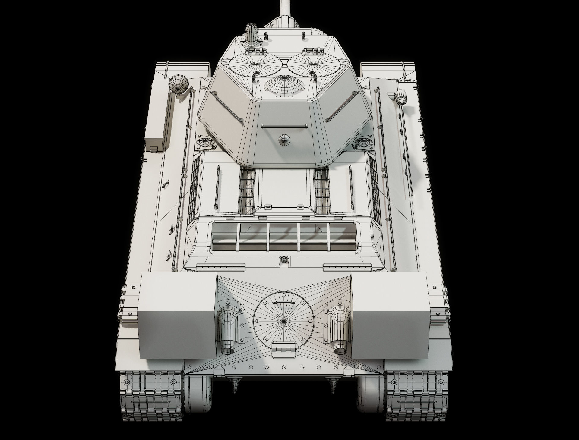 T-34-76 Model 1942 - Base Mesh 3D model_6