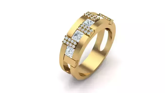 Diamond Man Ring Cad  MR  250