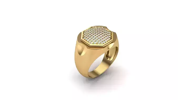 Diamond Man Ring Cad  MR  249
