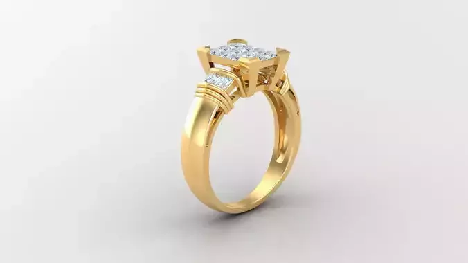 Diamond Man Ring Cad  MR  247